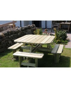 Westwood Square Picnic Table - Sits 8