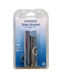 Euro Shower Rail Slider Rail Bracket Essential Chrome 18mm (40120)