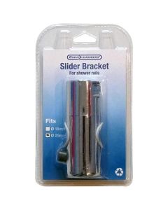 Euro Shower Rail Slider Rail Bracket Essential Chrome 25mm (40220)