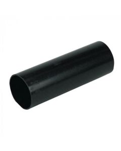 FloPlast Round Downpipe 68mm x 2.5mtr Black (RP2.5BL)