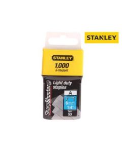 Stanley Light Duty Staple 6mm (STA0TRA204T) - 1000pc