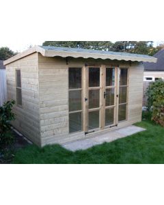 Tanalised Logroll Heswall Summerhouse 12ft x 10ft