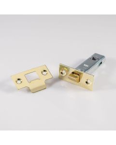 Tubular Mortice Latch 76mm Brass Plated (TL3)