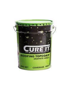 Cure It Roofing Topcoat 20kg Graphite Grey
