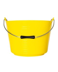 Gorilla Tub 22 Litre Yellow Tuff Bucket Black Handle (TT4/YW)