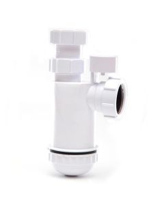 Polypipe Adjustable Bottle Trap 32mm With 75mm Seal Anti-Syphon (WPT47PV)